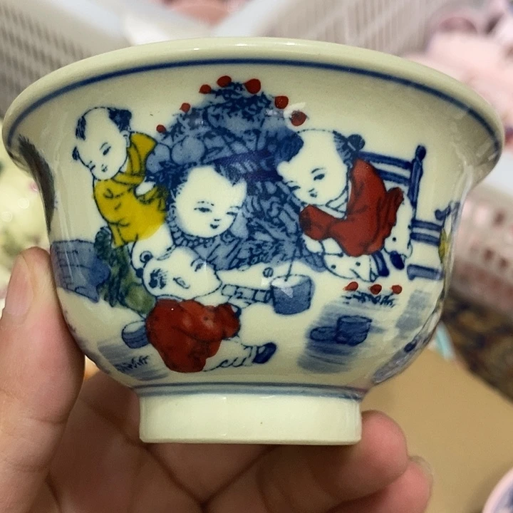 摆件景德镇陶瓷主人杯13455