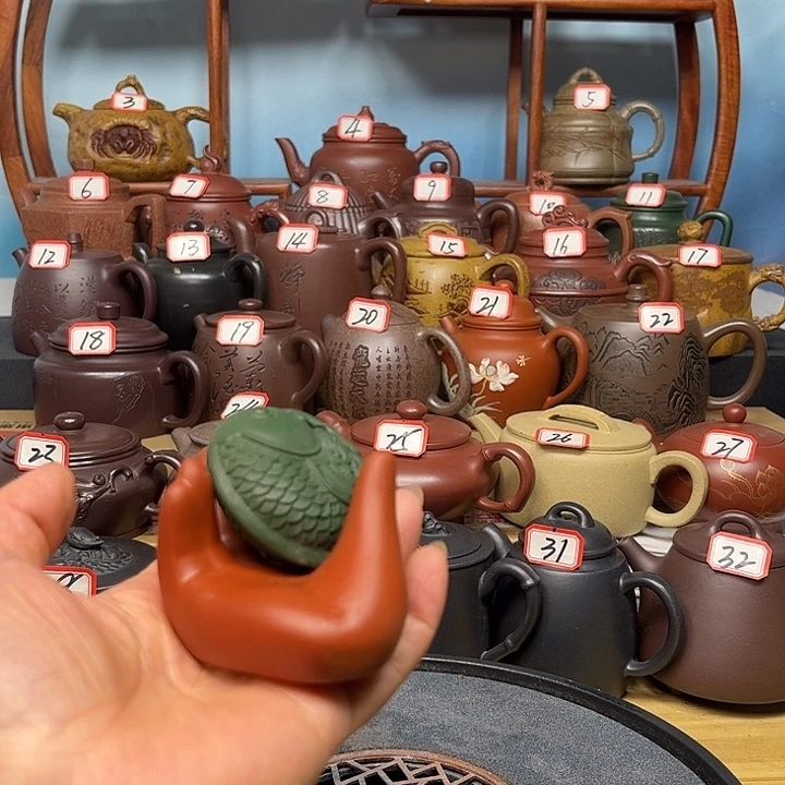 茶壶紫砂微瑕不带证书礼盒