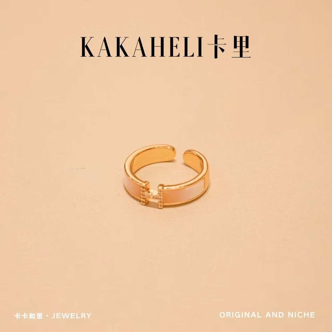 铜合金合成锆石戒指 赫麦特狮轻奢级设计戒指 JZ-151