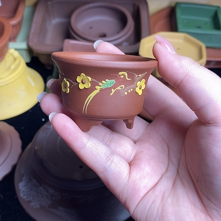 宜兴紫砂精品花盆