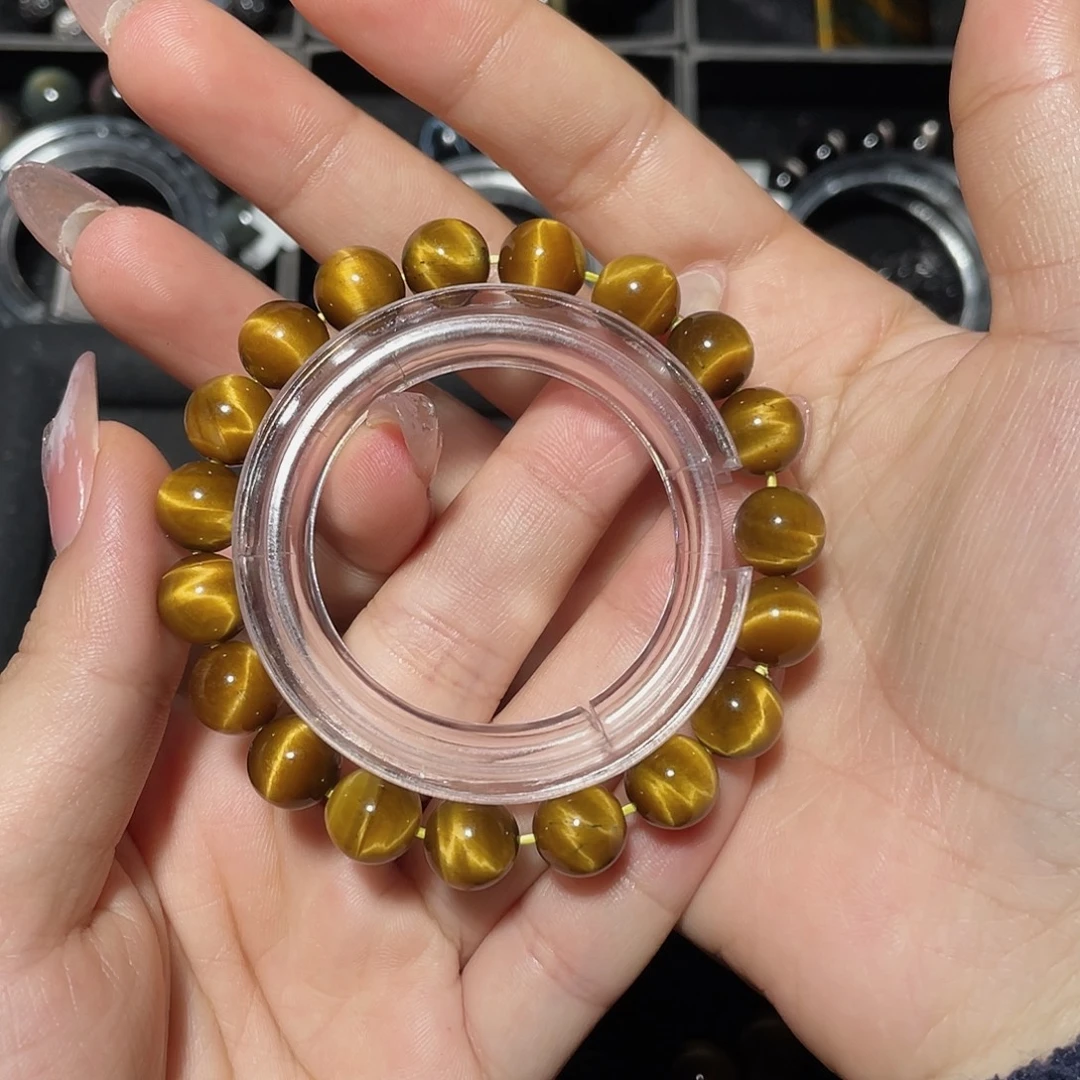 火***花木变石（虎睛石）未镶嵌手链