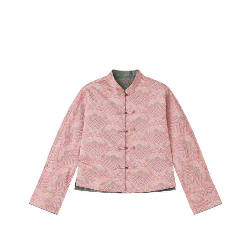 【敏敏专属】2025春季新款新中式双面穿宋锦外套