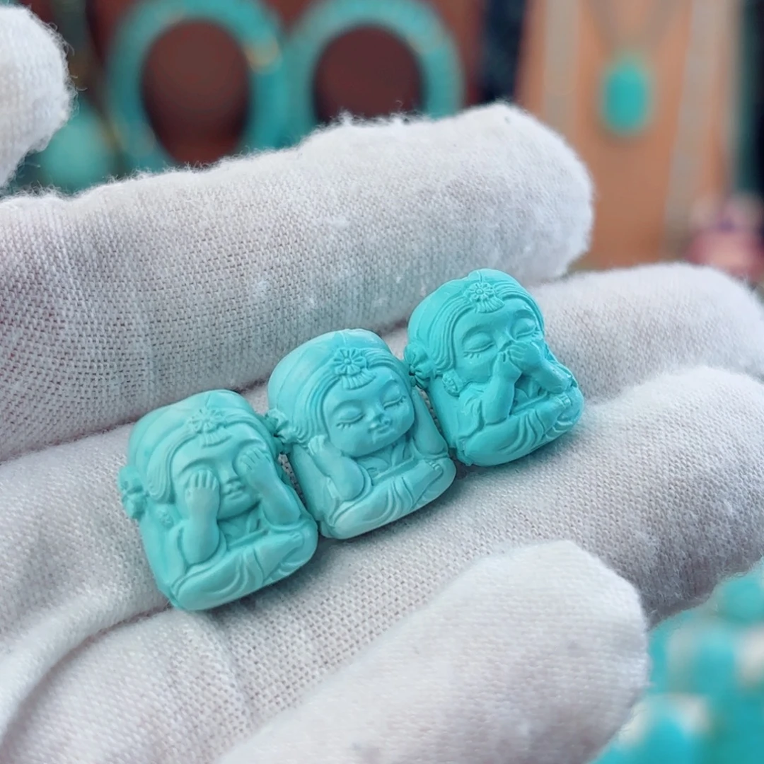 绿松石未镶嵌配饰