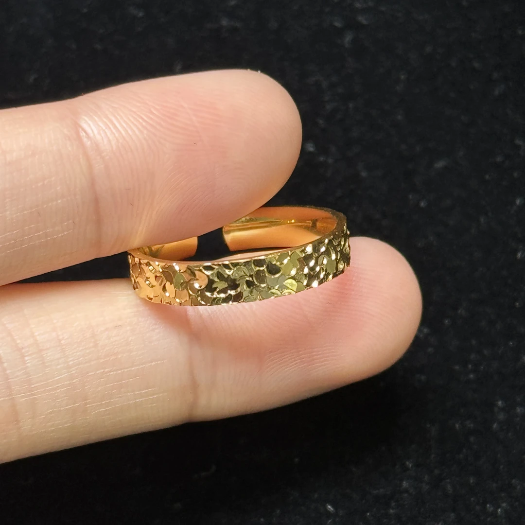 足银戒指 【子选好物】21 ZC24439-足银戒指-多样性发其一-4x1.5mm
