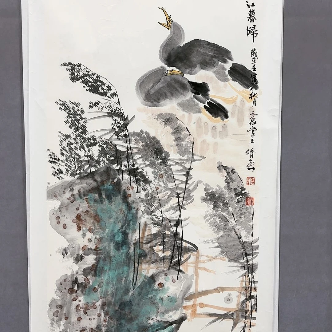 国画国画纯手绘作品请放心去藏