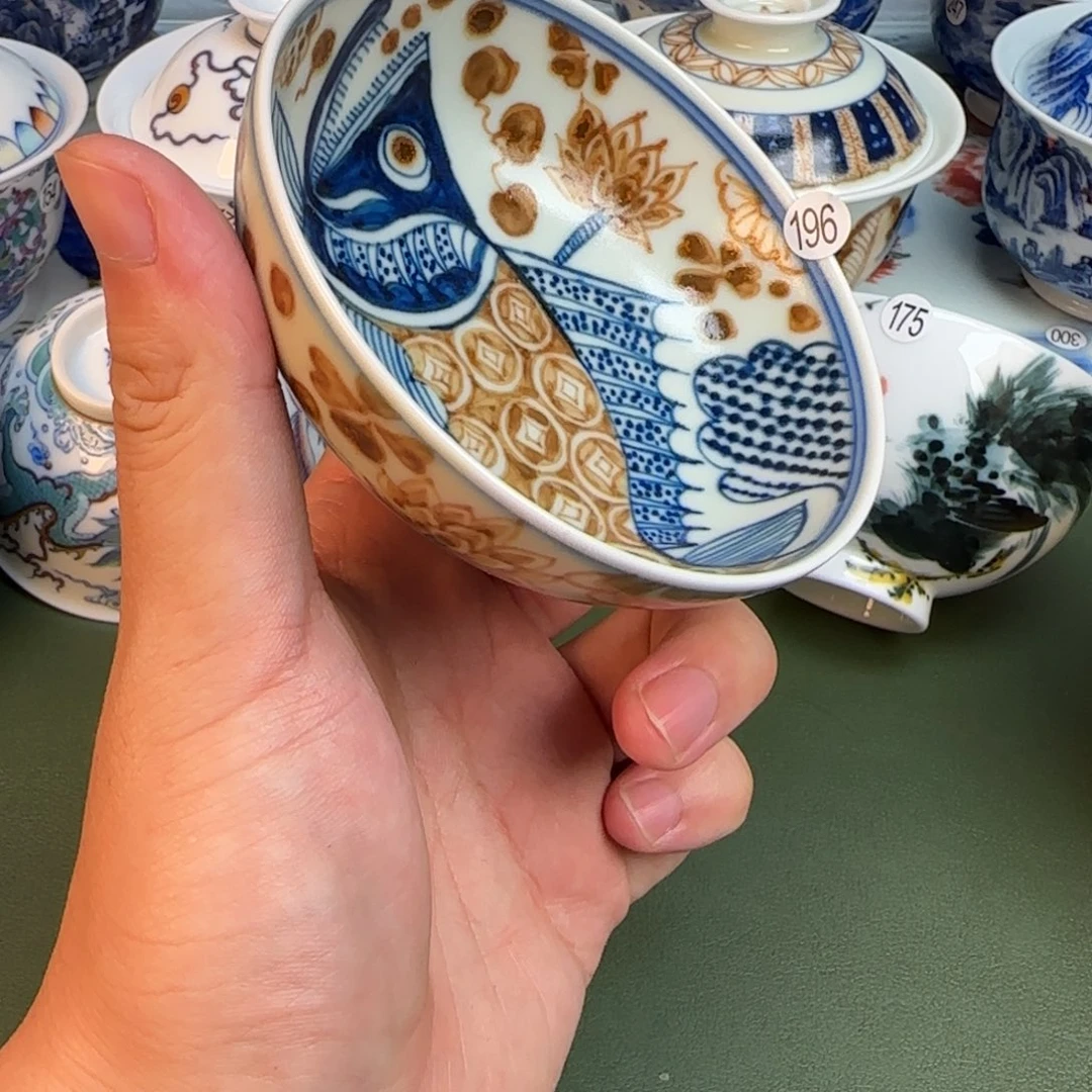 彦祖纯手工手绘茶具196
