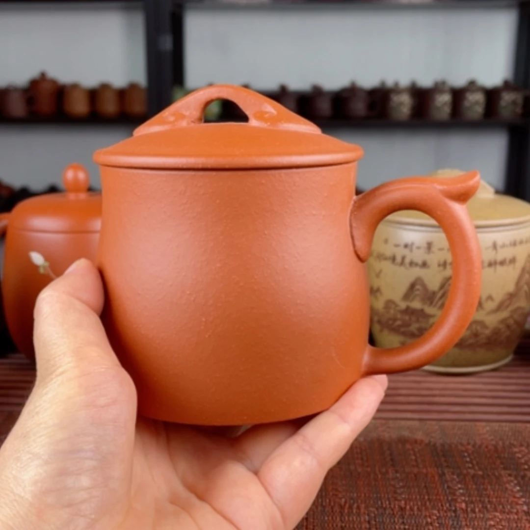 【闪购商品】茶杯紫砂宜兴原矿紫砂盖杯微瑕