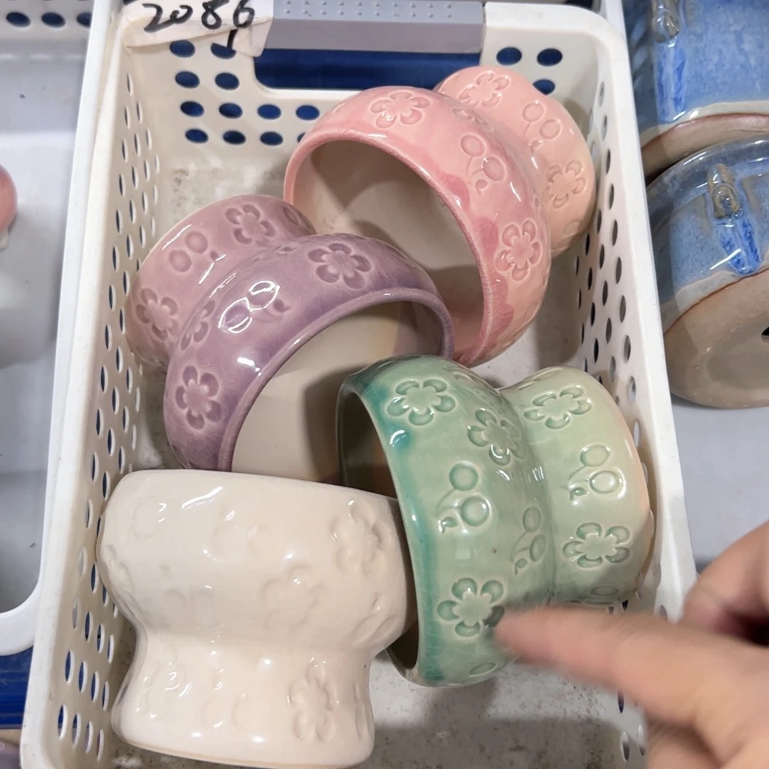 陶瓷多肉小花盆.@@2086