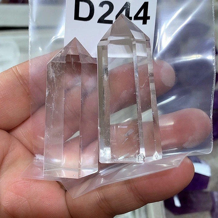 水晶天然水晶柱子D244未镶嵌L***欧