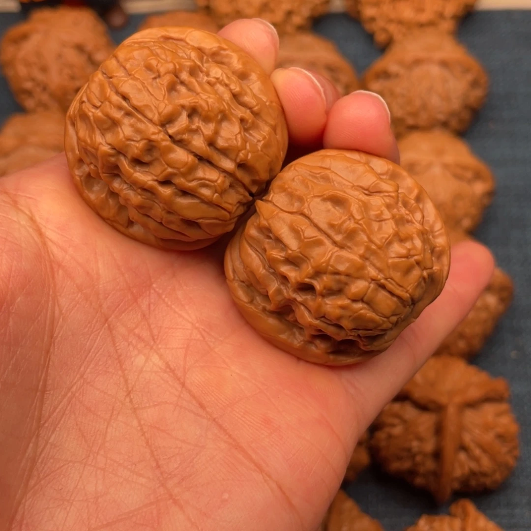 文玩核桃把件37全品毕业甲骨纹