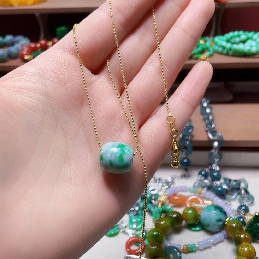 翡翠未镶嵌手链饰品