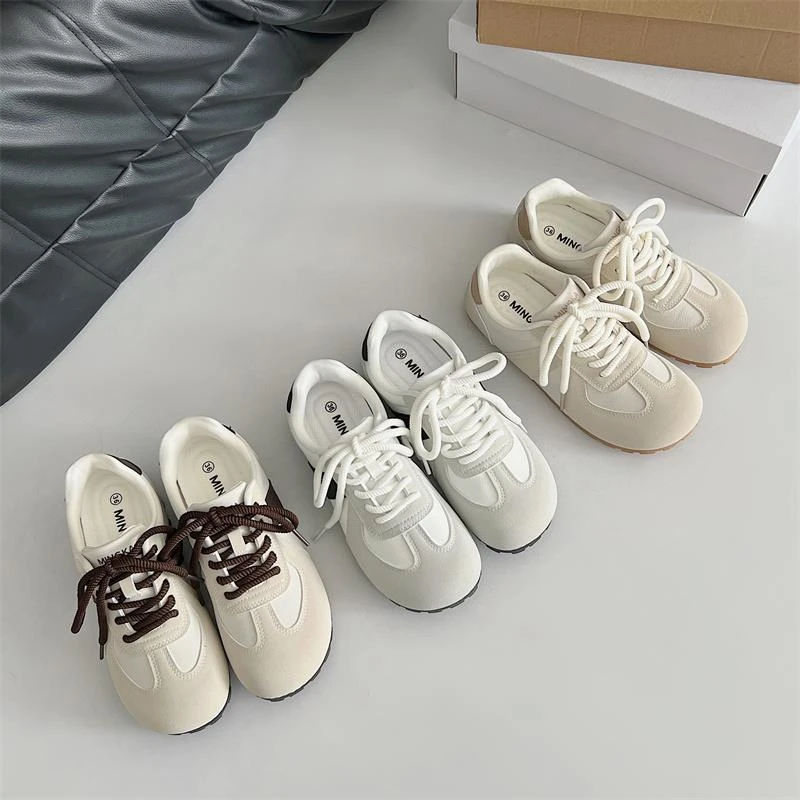 【FBZN官方正品】2025新款复古德训鞋女轻便薄底夏季运动休闲百搭