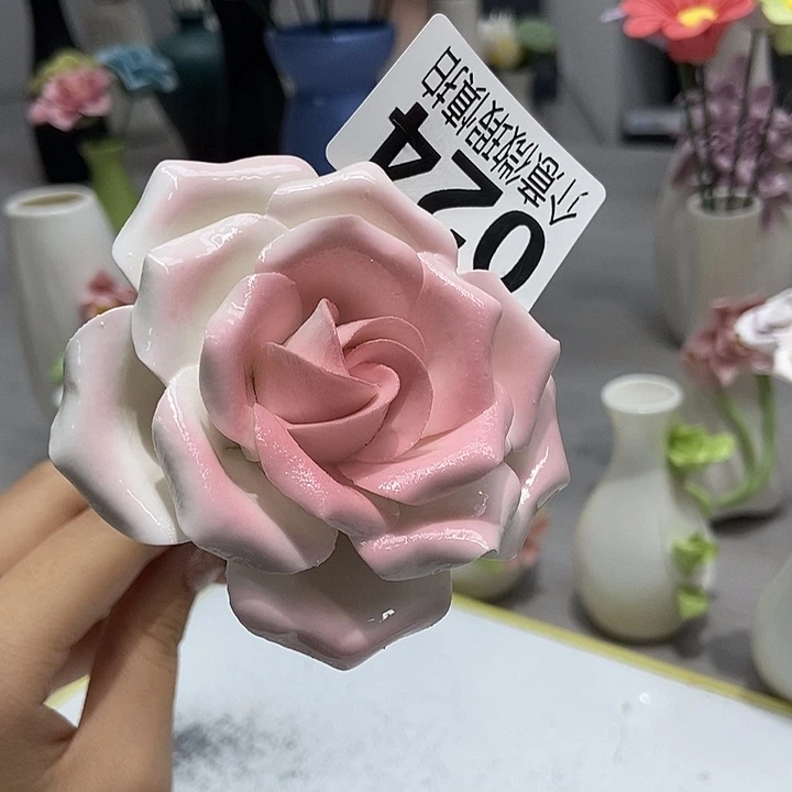 陶瓷纯手工捏花设计