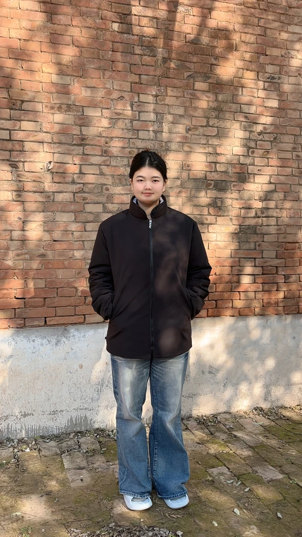 立领长袖保暖厚款免烫纯色男士黑色户外运动休闲百搭情侣加厚加密