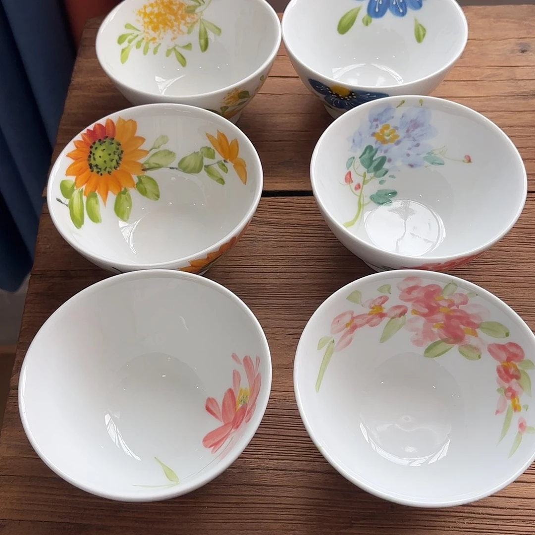 轻***舟摆件景德镇陶瓷手绘餐具