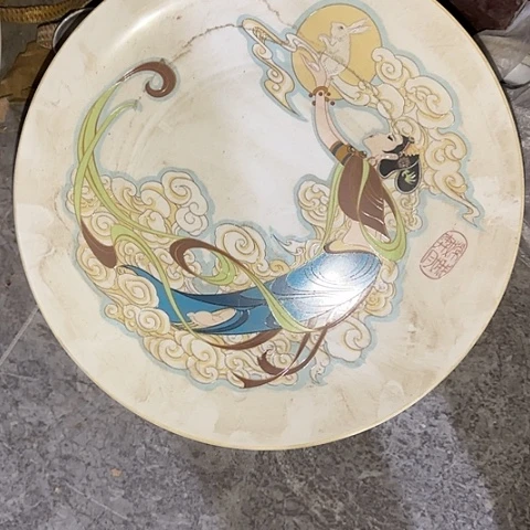 瓷片国营厂库存微瑕31厘米