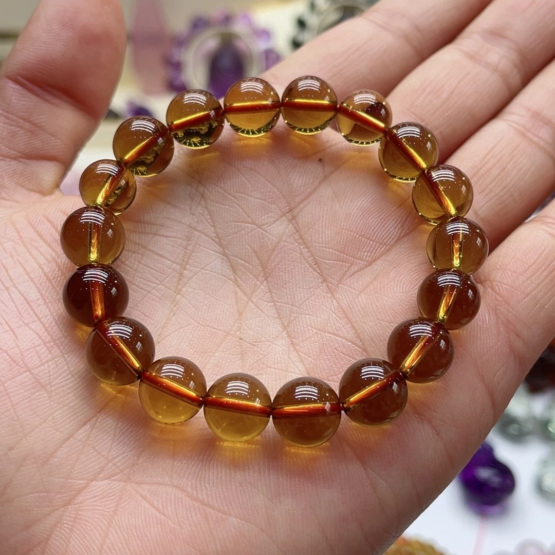 水晶手链未镶嵌黄水晶