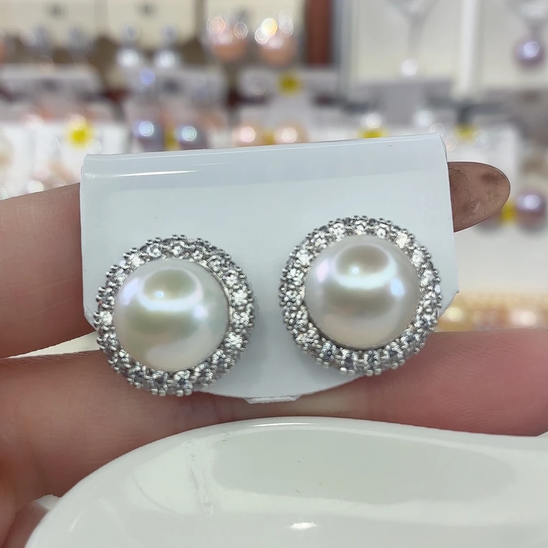 耳饰未镶嵌淡水珍珠