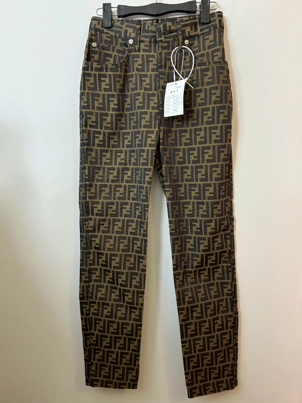 95新 FENDI/芬迪 芬迪满印老花长裤95新