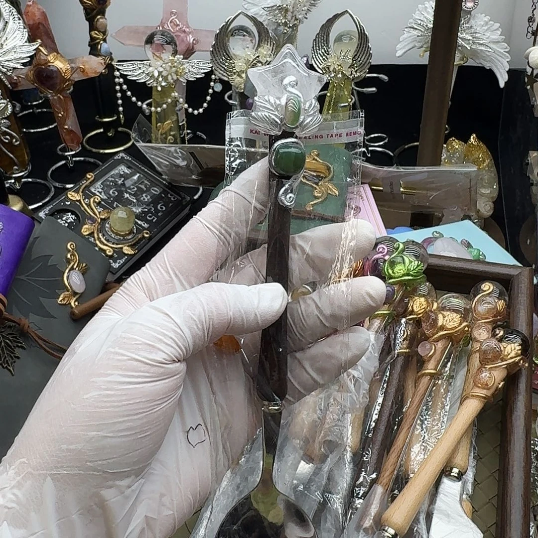 刺***)紫晶颈饰未镶嵌白