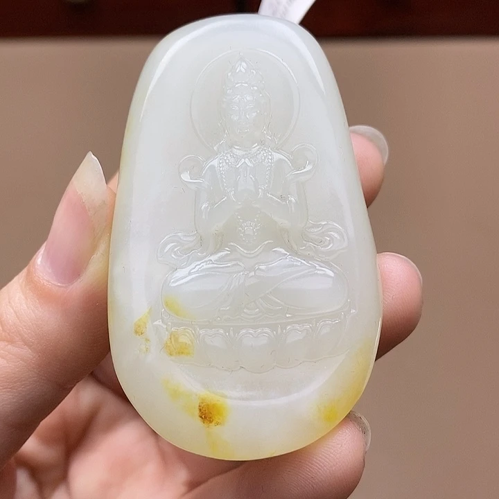 和田玉挂件未镶嵌F