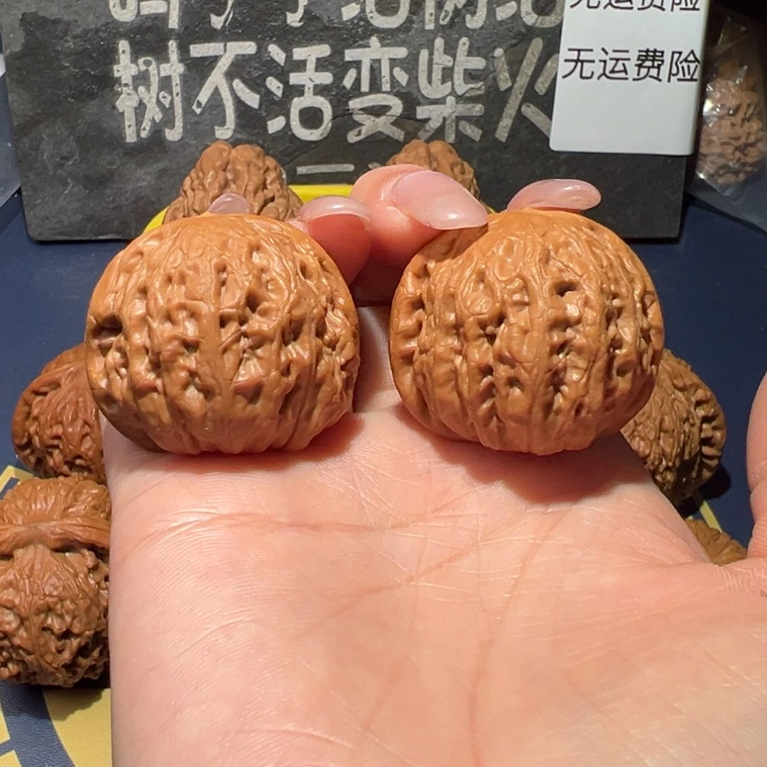 文玩核桃把件铁锤36