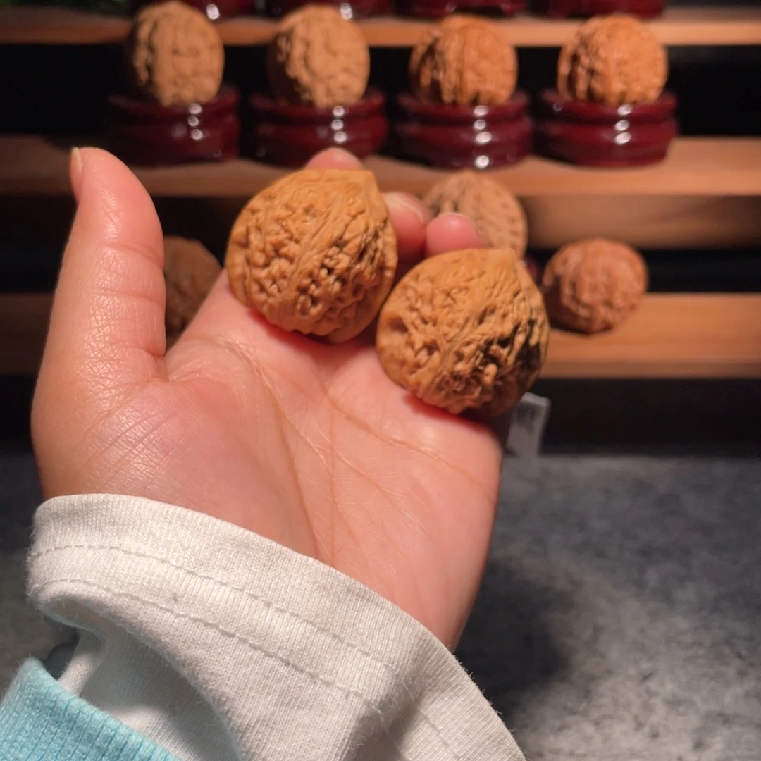 手串/手链核桃寿桃野生全品红34