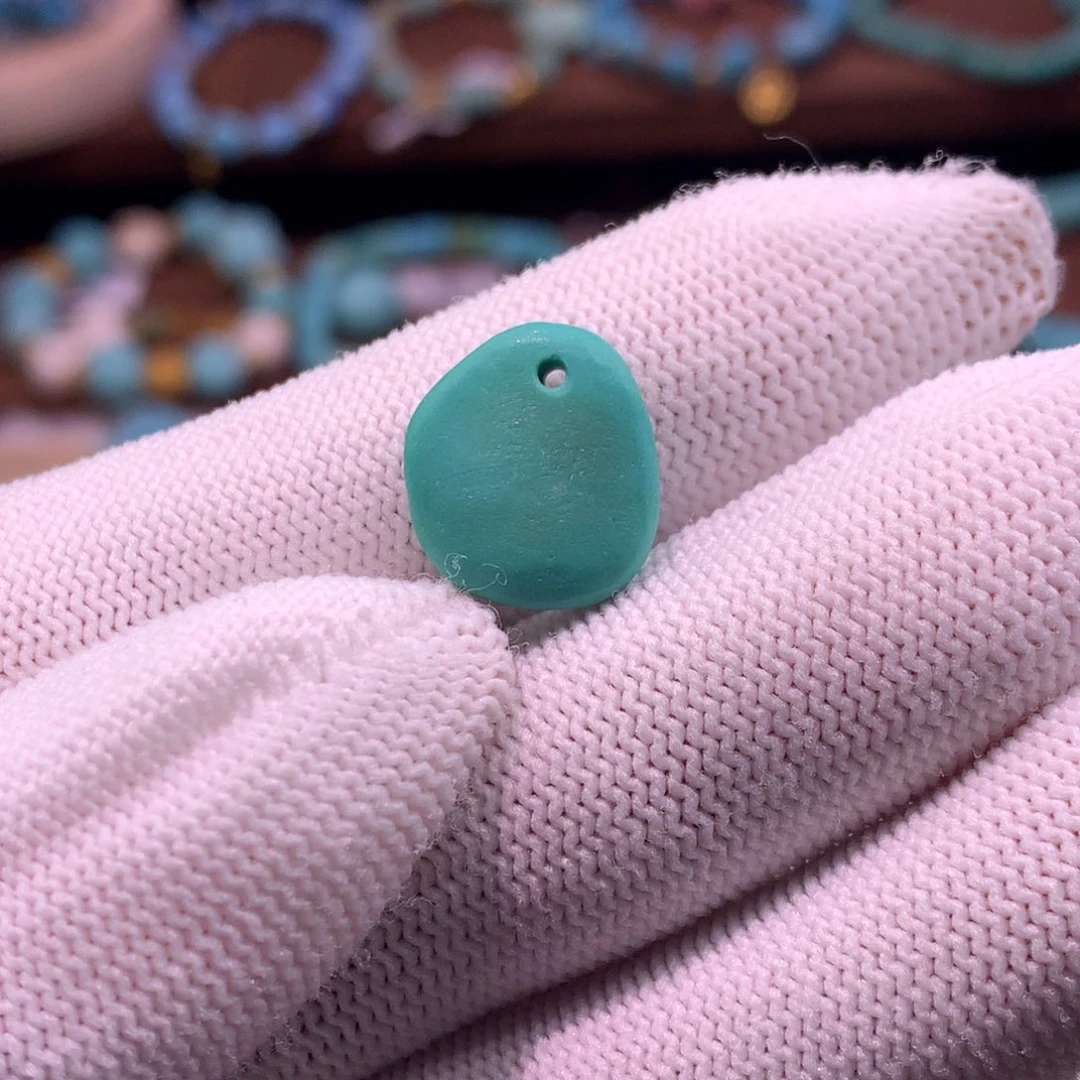 绿松石珠宝奇石未镶嵌卡子