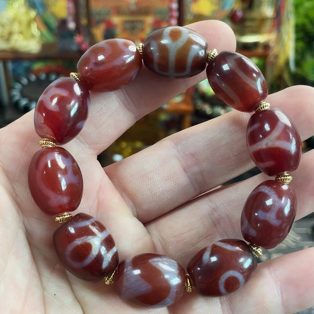 玛瑙/玉髓手串多样性发一条未镶嵌
