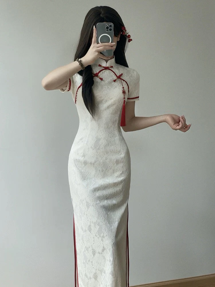 新中式旗袍2025新款国风性感订婚日常气质高端改良年轻