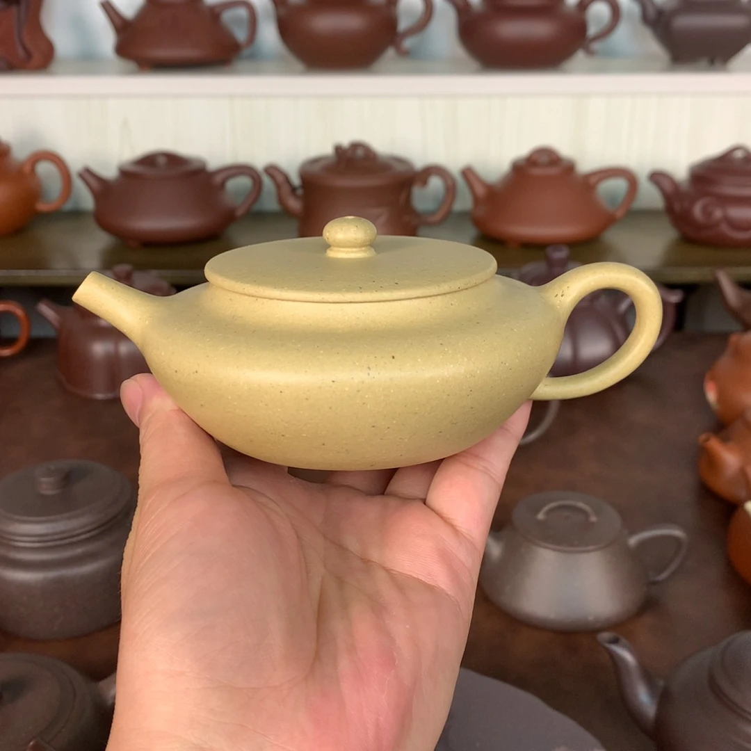 茶壶紫砂本绿扁晨容量150