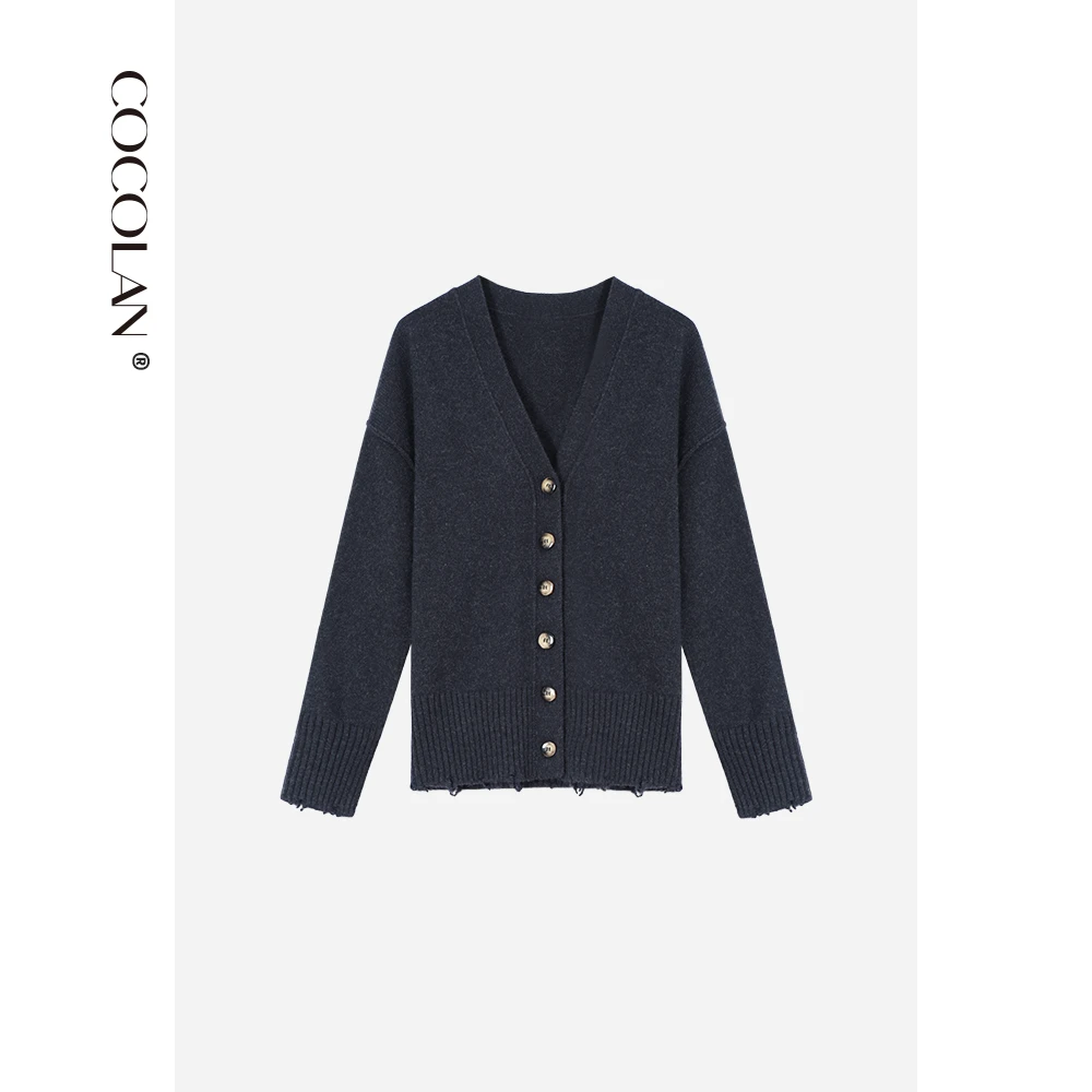 慵懒风针织开衫CL3KS5007