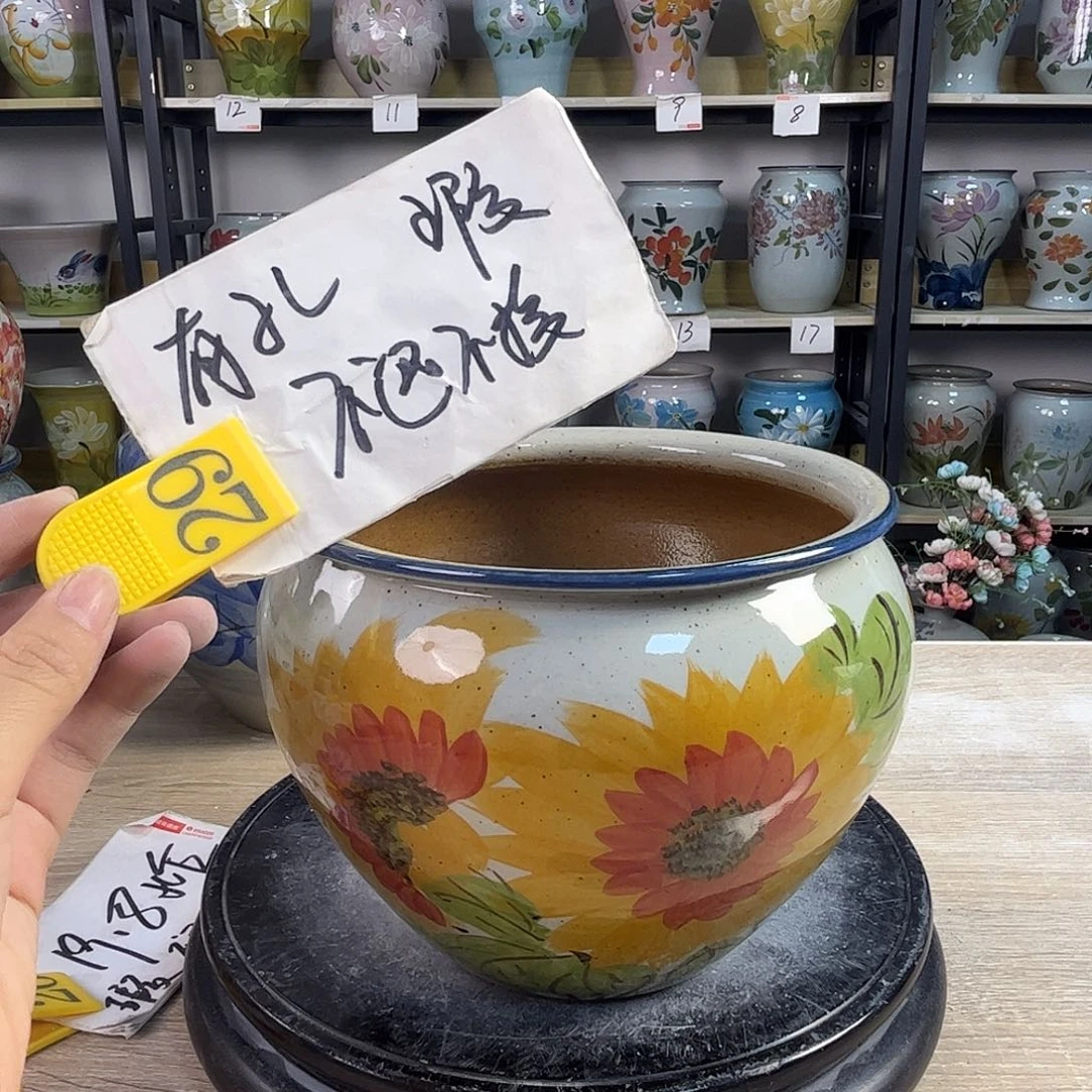 罐1tc景德镇陶瓷花盆