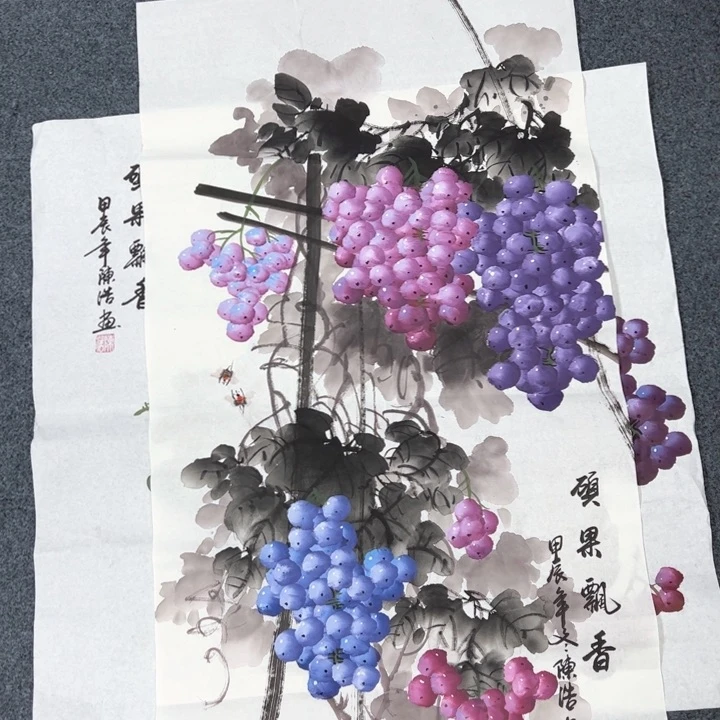 国画纯手绘作品欣赏图