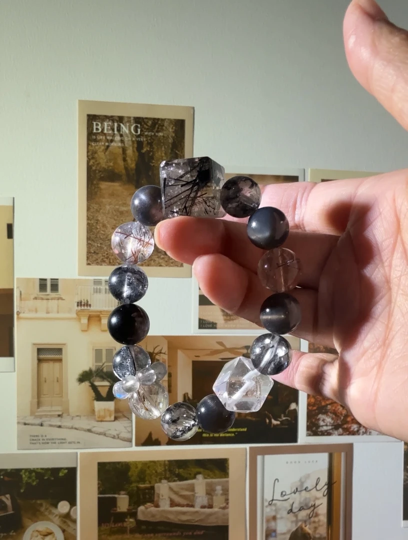 铜合金羽毛手链 直播专属定制默认微瑕灰月光手串手饰百搭女款