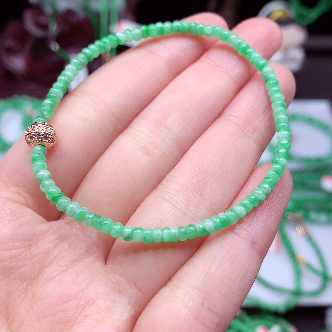 翡翠未镶嵌手链翡翠