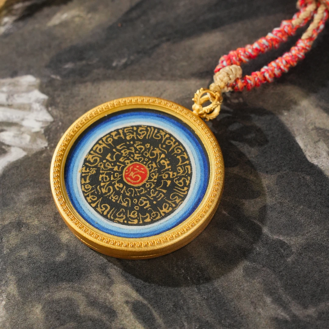 【六字真言】吊坠-TK14-BK|BHE5