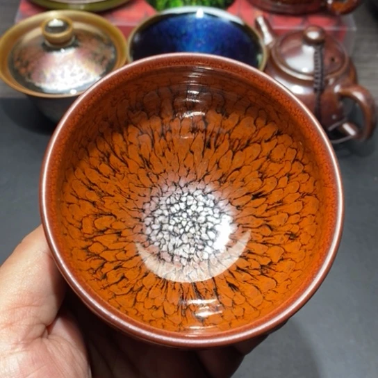 茶盏建盏主人杯茶壶盖碗品茗杯013