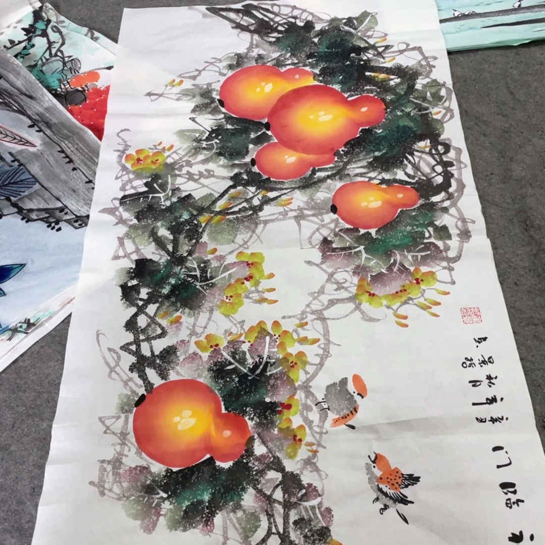 国画国画作品画心一张
