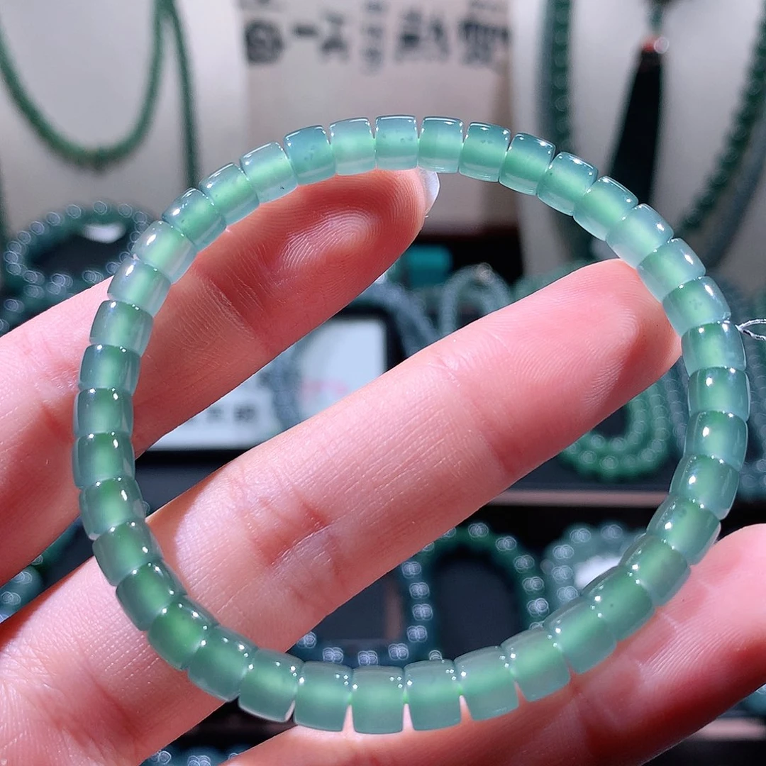 未镶嵌手链翡翠天然a货翡翠手串6