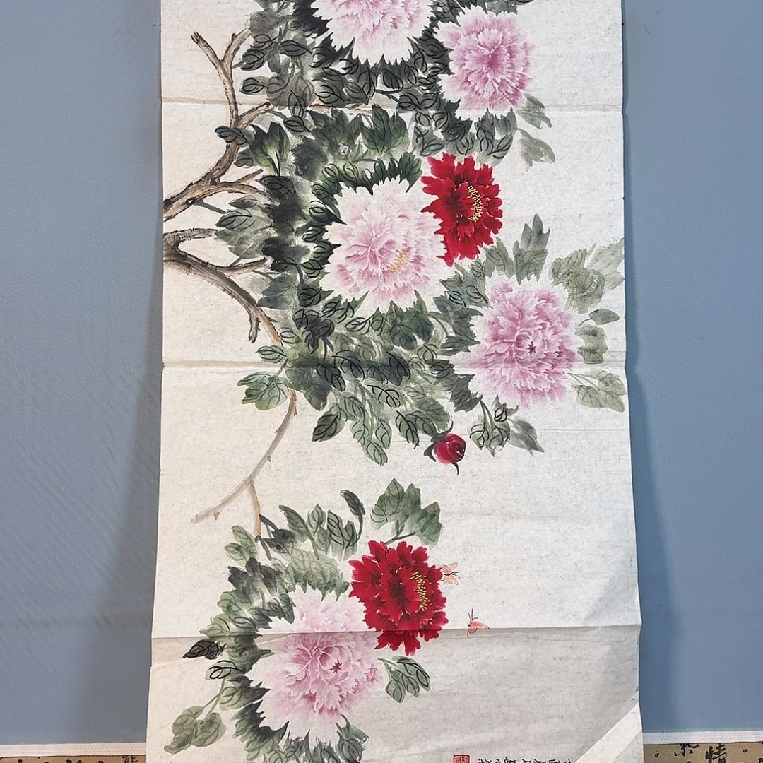 国画1356 牡丹一如您的脸颊