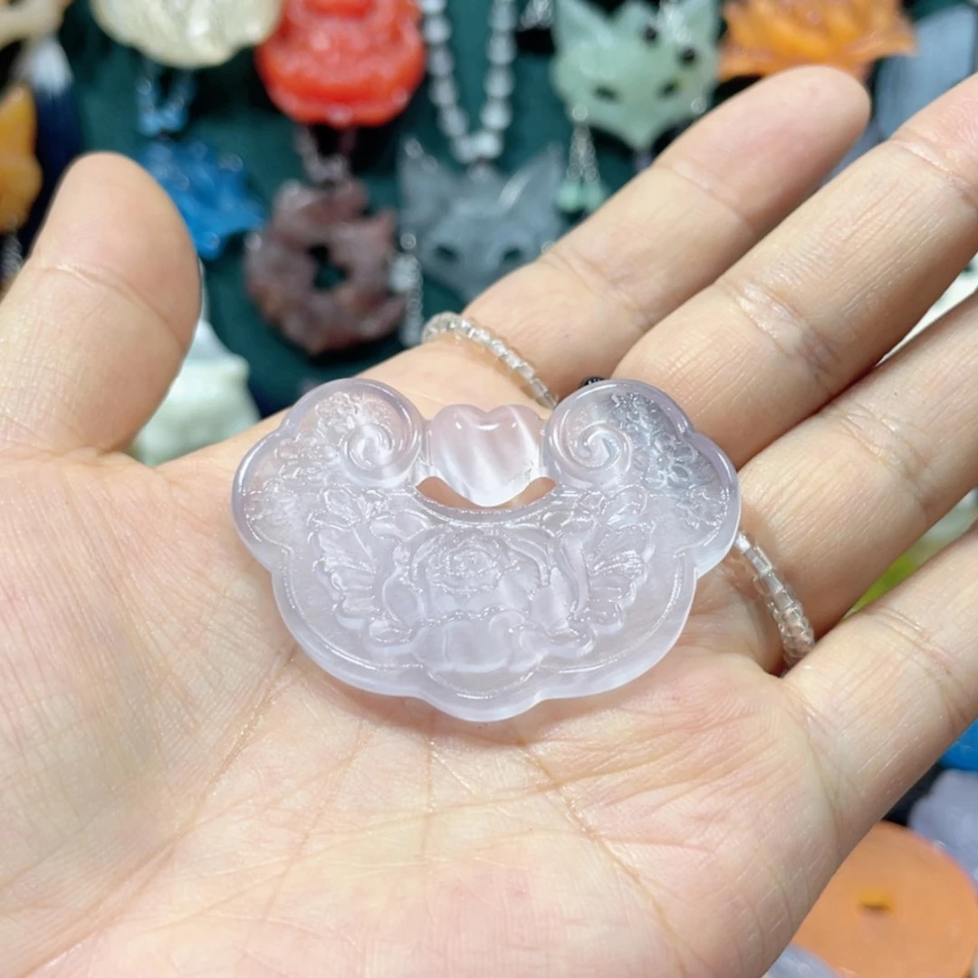 【闪购商品】未镶嵌岫玉颈饰-**.44猫眼项链
