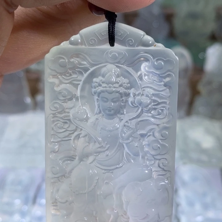 岫玉未镶嵌吊坠吊坠