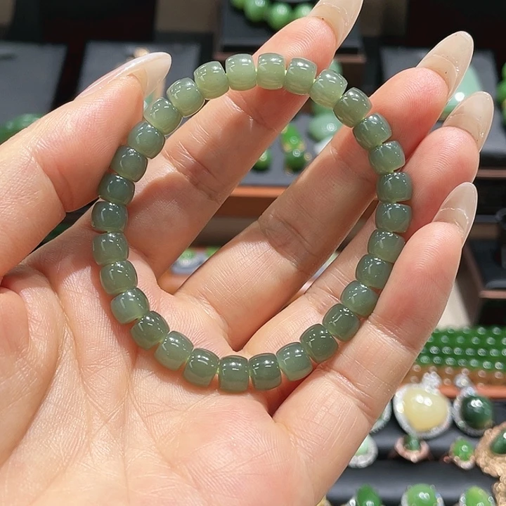 和田玉（碧玉）未镶嵌戒指