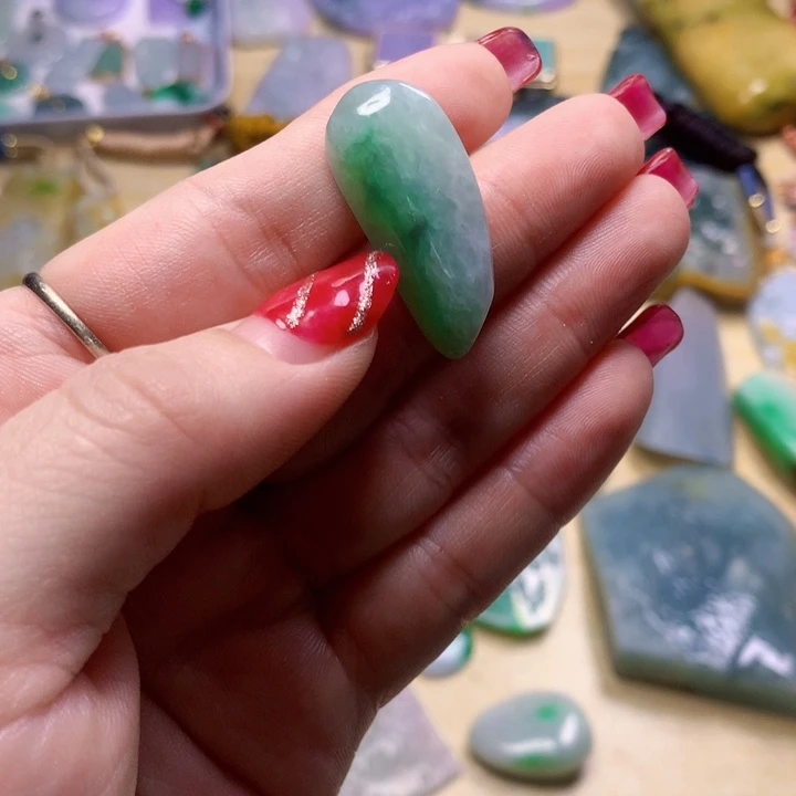 未镶嵌戒指翡翠C****号纯天然