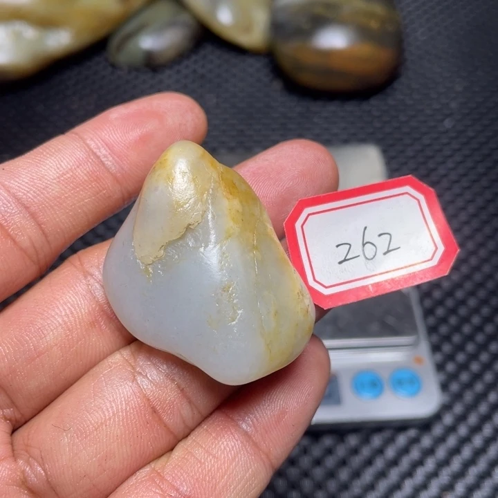 和田玉未镶嵌挂件262