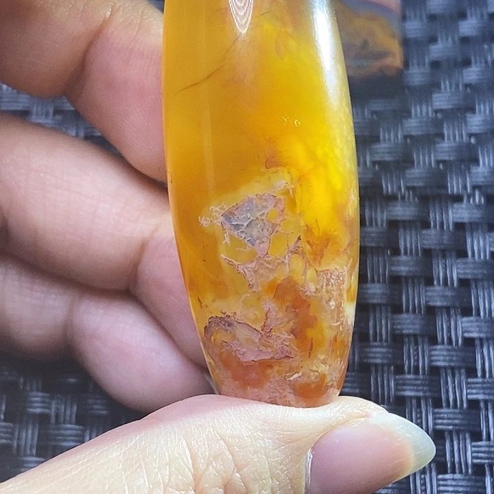 清****玛瑙/玉髓未镶嵌颈饰