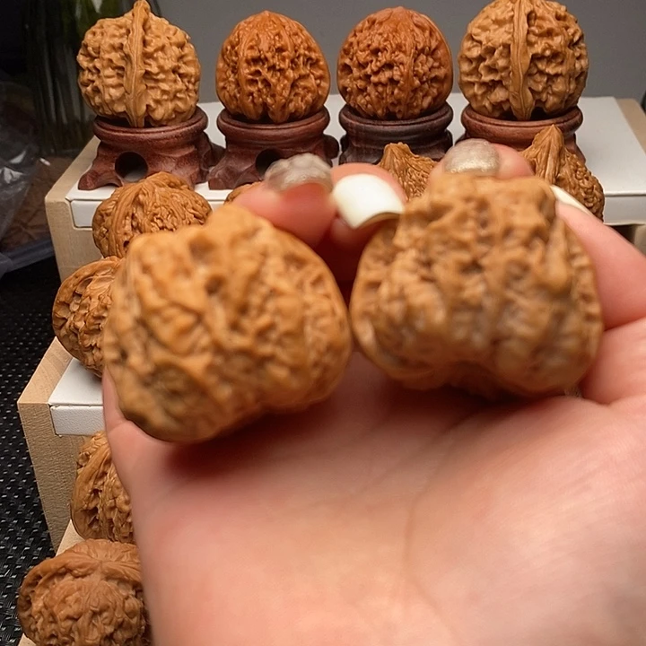 文玩核桃把件40蛙蛙