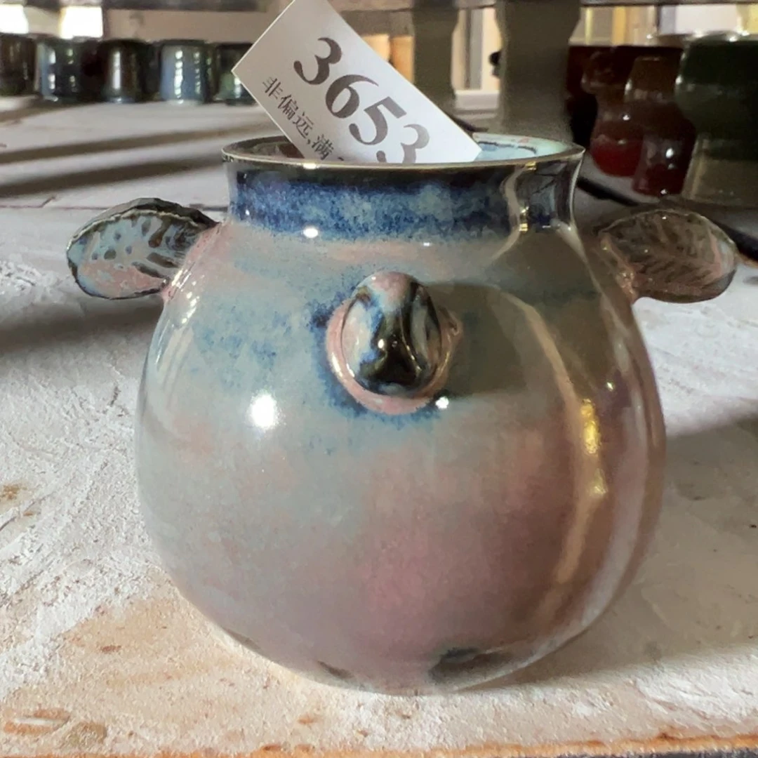 红陶景德镇手工花盆