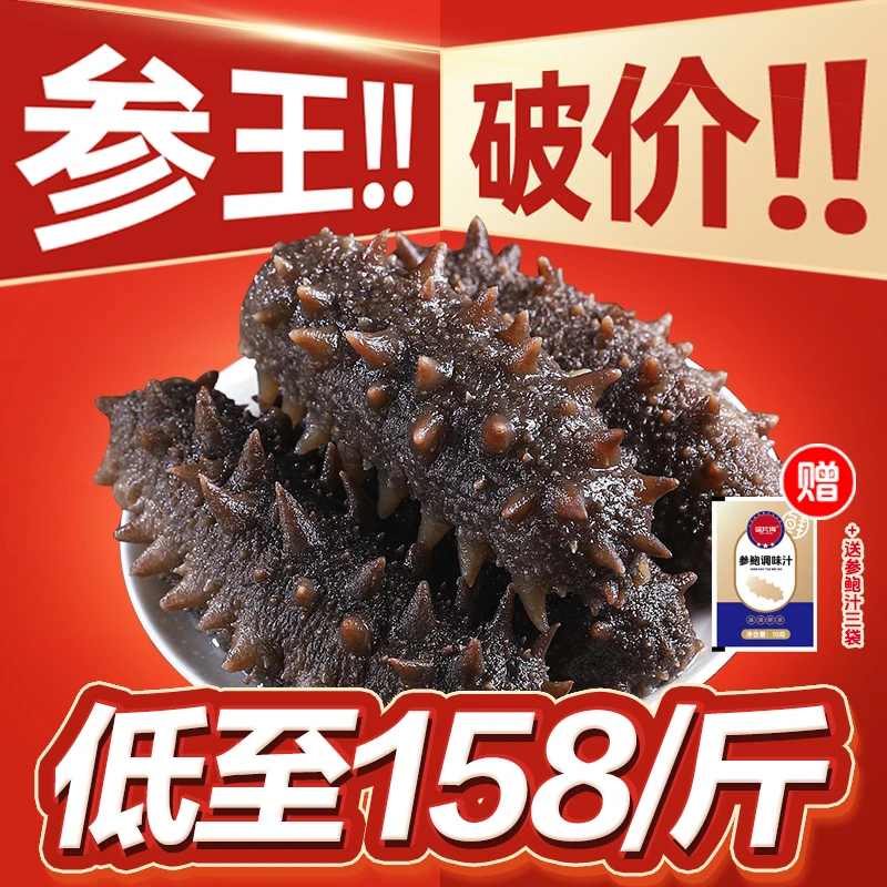 【小妹儿海参】大连鲜食海参4-7头/斤8a9a大参王500克精品海鲜